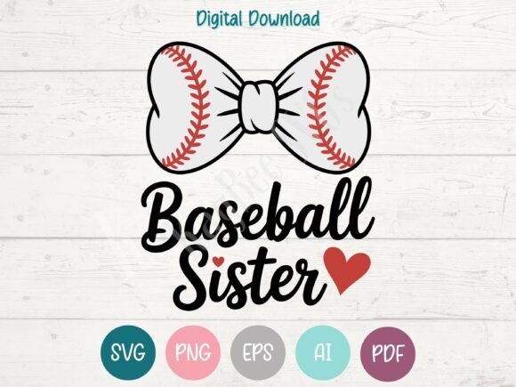Baseball Sister Bow Design Review for Embroidery Projects