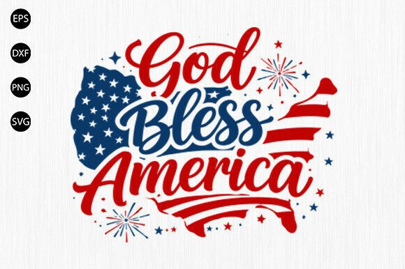 Happy 4th of July SVG Graphics for T-Shirt Designs