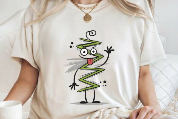 Mocking Zigzag Doodle Funny T-Shirt SVG Graphics